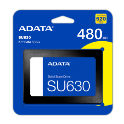 UNIDAD DE ESTADO SOLIDO SSD 480GB ADATA SU630 SATA III 2.5 (ASU630SS-480GQ-R)