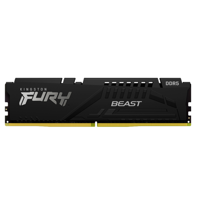 MEMORIA RAM KINGSTON FURY BEAST BLACK DDR5 DIMM 5200MHZ 8GB CL40 XMP(KF552C40BB-8)