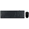 KIT DE TECLADO Y MOUSE ACTECK MK210 105 TECLAS USB 1.5 MOUSE 1600DPI ALAMBRICO NEGRO (AC-928984)